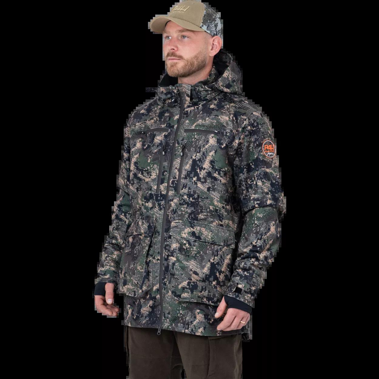 P4H RECON XT - Jaktjakke lang herre- Grønn camo