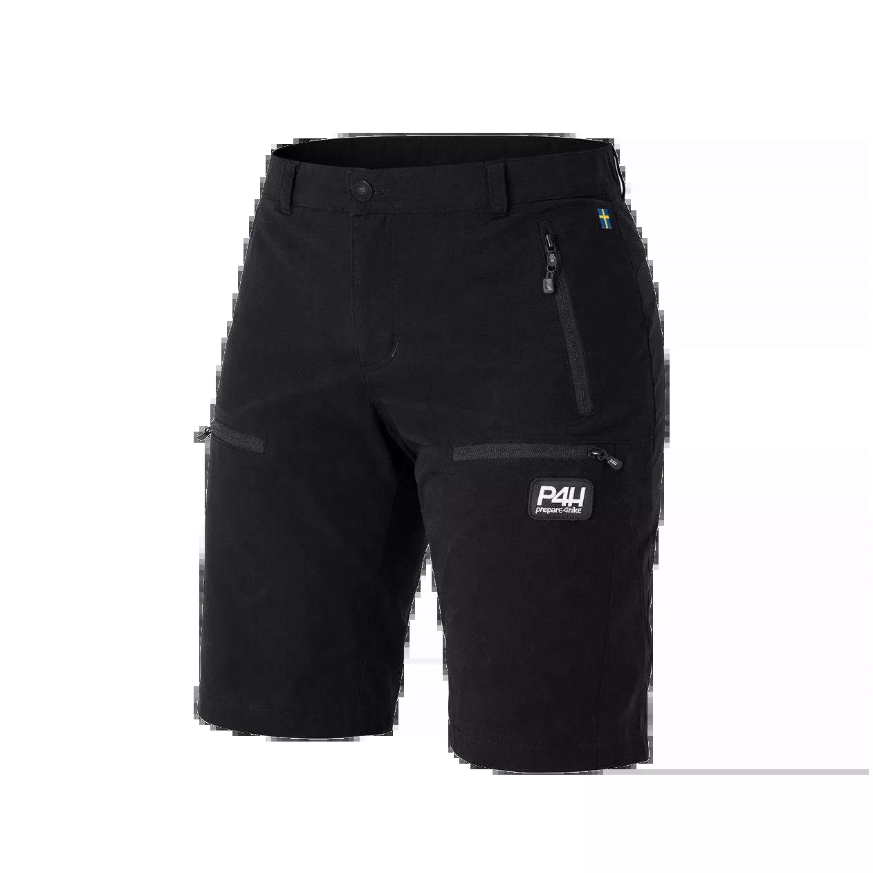 P4H Friluftsshorts Duralite stretch dame sort