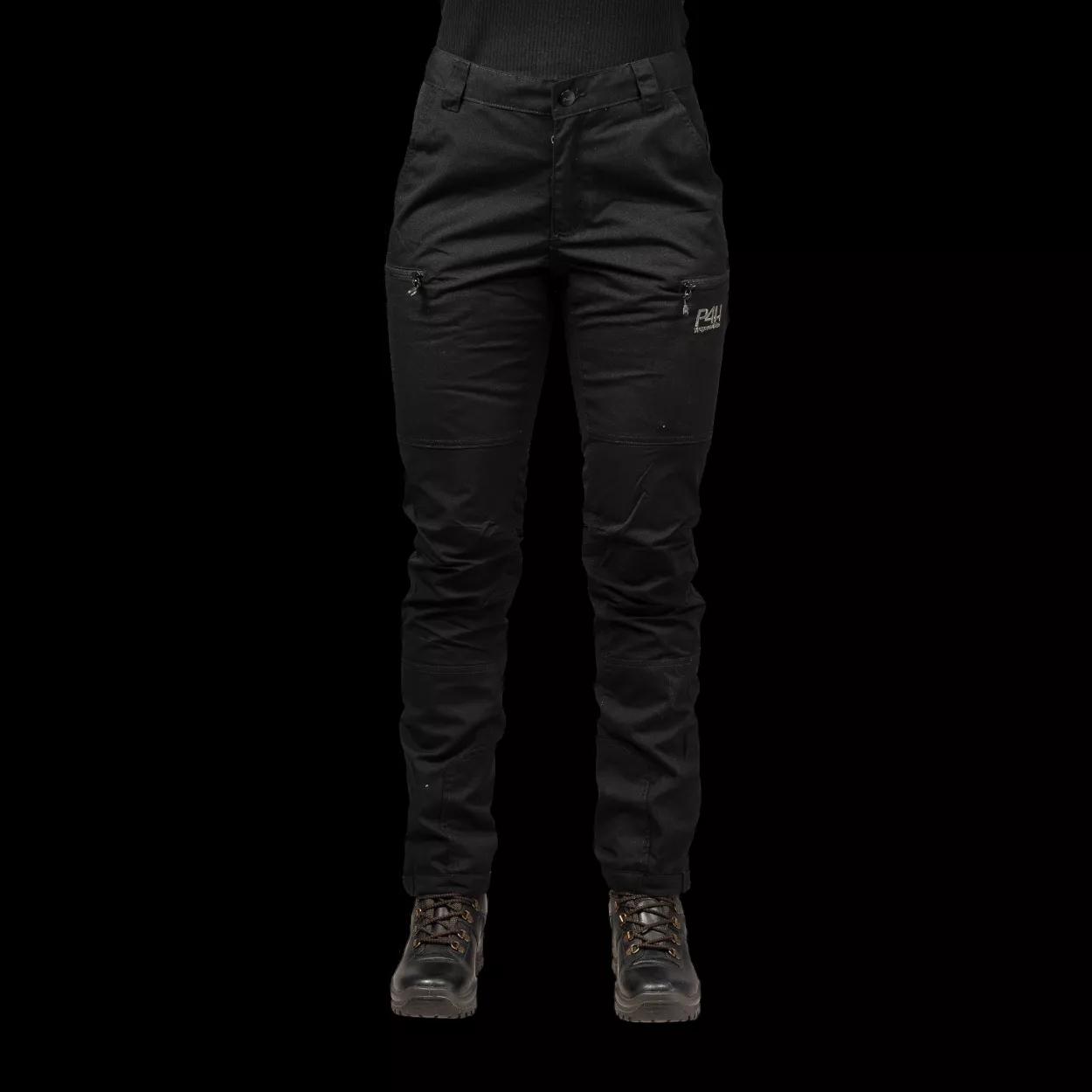 P4H Friluftsbukse dame sort